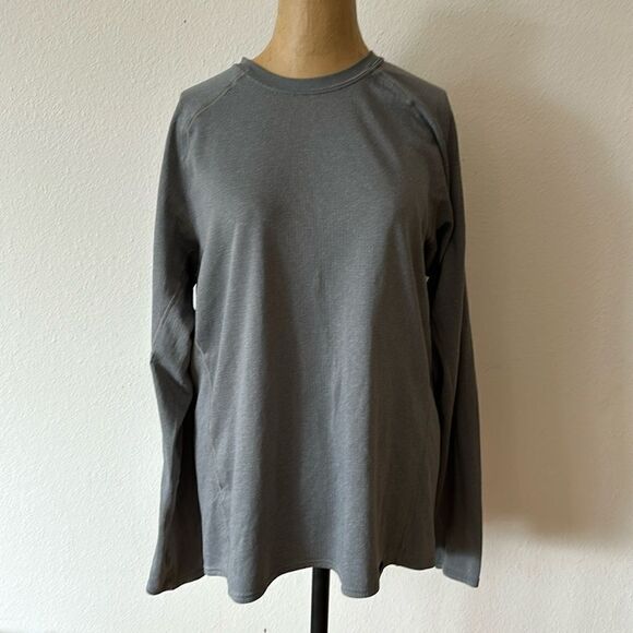 Patagonia sz L Capilene Baselayer midweight grey great pre owned condition - Picture 1 of 9